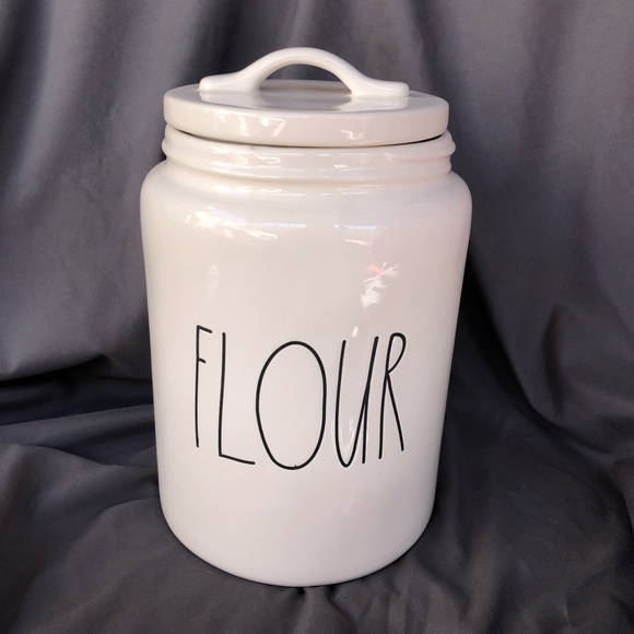Rae Dunn Kitchen Rae Dunn Flour Canister Large Letter Poshmark